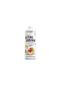 Best Body Nutrition Vital Drink Zerop, 1000 ml Flasche, Weißer Tee Pfirsich