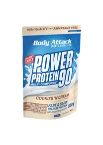 Body Attack Sports Nutrition Body Attack Power Protein 90, 500 g Beutel, Cookies & Cream