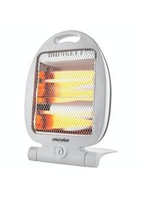Mesko MS7710 Riscaldatore Elettrico Stufa al Quarzo 2 Lampade Infrarossi 2 Livelli Potenza 800W Bianco