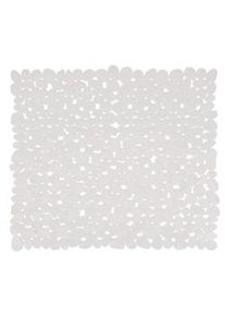Alfombra de Ba&ntilde;o 53x53cm MSV Dise&ntilde;o Piedras en color Blanco