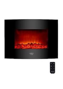 Cecotec Chimenea eléctrica Ready Warm 2200 Curved Flames. Potencia máxima 2000 W,
