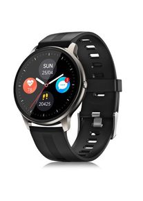 Smartwatch Niceboy XFIT Watch Pixel, Display LCD 1.3inch, Bluetooth, Autonomie 10 zile, Ritm Cardiac, Nivel de oxigen, Tensiune arteriala, Monitorizare Somn, Waterproof IP68 (Negru)