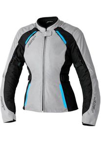 RST Ava, textile jacket waterproof women , color: Grey/Black/Blue , size: XS