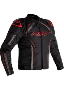 RST S-1, textile jacket waterproof , color: Black/Grey/Red , size: M