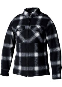 RST Brushed, textiel jas/shirt dames , kleur: Zwart/Wit , maat: XL