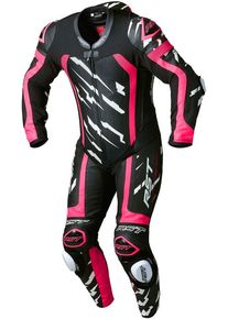 RST Pro Evo Airbag LE, leather suit 1pcs. , color: Black/Neon-Pink/White , size: L