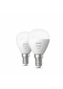 PHILIPS Hue White LED-Tropfenlampe 2 x E14 5,7W