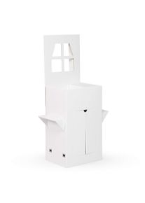 FOLDZILLA Kinderk&uuml;che Sp&uuml;le wei&szlig; zum Bemalen und Bekleben