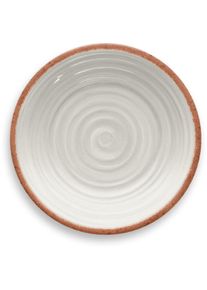 TarHong Rustic Swirl Salatteller, ivory