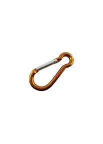 Karabinerhaken, Alu, orange, 2 Stück