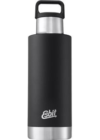Esbit Sculptor Standard Mouth Isolierflasche, Edelstahl, 750ml, schwarz