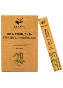 Pandoo Bambus-Zahnbürste, 4er-Pack