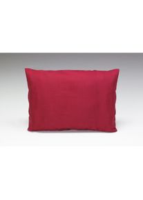 Cocoon Kissenbezug, Seide/Baumwolle, 29x38cm, rot