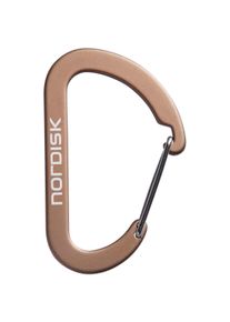 Nordisk Karabiner, Aluminium, 6 Stück, chocolate