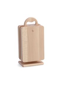 zeller Brettchenständer-Set, 7-teilig, Buche