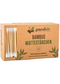 Pandoo Bambus-Wattestäbchen, 200 Stück