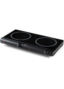 Domo ECO Kochplatte, 2 Kochfelder, Ø18cm, 2500W