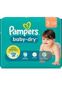 Pampers® Windeln baby-dry™ Größe Gr.3 (6-10 kg) für Babys und Kleinkinder (4-18 Monate), 34 St.