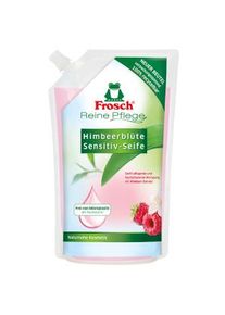 Erdal-Rex Frosch Reine Pflege Himbeerblüte Sensitiv-Seife, Sanfte-pflegende und hautschonende Hautreinigung, 500 ml - Nachfüllbeutel