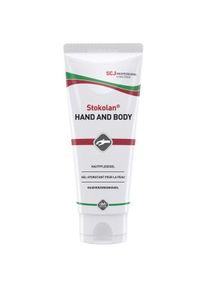 SC Johnson Professional GmbH Stokolan® HAND & BODY Hautpflegegel, Feuchtigkeitsspendende Lotion für Hände und Körper, 100 ml - Tube (1 Karton = 12 Tuben)