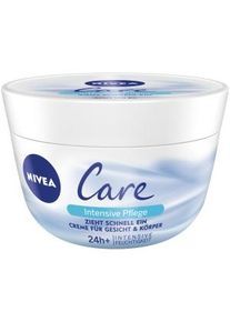 Beiersdorf AG NIVEA Care Intensive Pflege Creme, Feuchtigkeitspflege für ein intensiv gepflegtes Hautgefühl, 200 ml - Dose