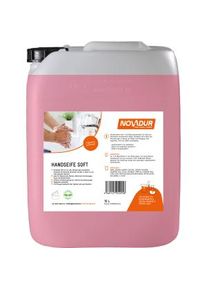 NOVADUR Handseife Soft, Sehr hochwertige rückfettende Handseife, 10 l - Kanister