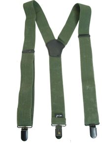 Mil-Tec Military, suspenders , color: Olive , size: One Size