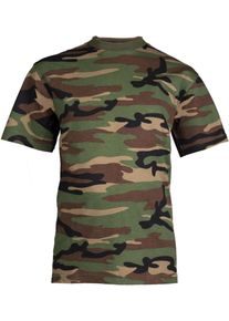 Mil-Tec Military, t-shirt crian&ccedil;as , cor: Woodland , tamanho: S