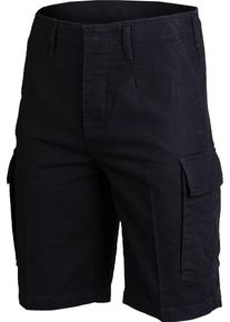 Mil-Tec Moleskin Bermuda, cargo shorts , color: Black , size: L