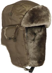 Mil-Tec MA1 Aviator, gorro de pele , cor: Verde-Azeitona , tamanho: XL
