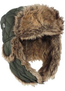 Mil-Tec Winter, gorro de pele , cor: Verde-Azeitona , tamanho: XL