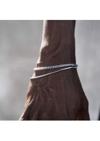 Set di bracciali treccia serpente in argento Bracciale in argento 925 rodiato