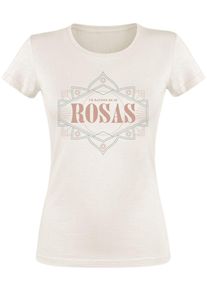 Wish - Disney T-shirt - I'd Rather Be In Rosas - S tot XXL - voor Vrouwen - ecru