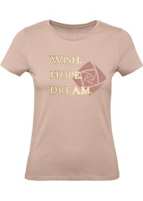 Wish - Disney T-shirt - Wish. Hope. Dream. - S tot XXL - voor Vrouwen - oudroze