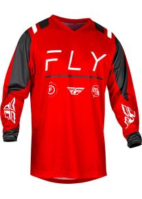 Fly Racing F-16 S24, jersey , color: Red/White/Dark Grey , size: XXL