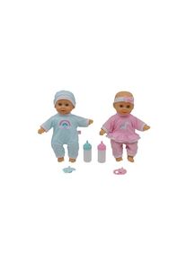 Happy Friend Twin Baby dolls 30cm