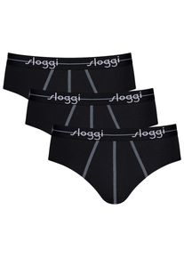 Sloggi Heren Slip zwart / wit S