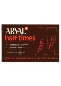 Arval - Half Times - 3 fl. 10 ml + 3 tb. 10 ml Autoabbronzanti unisex
