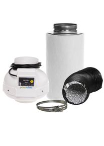 Kit extracteur d'air Prima Klima Industry 360 m&sup3;/h &oslash;125mm