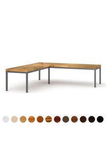 Ecksitzbank Wildeiche bzw. Asteiche massives Holz konfigurieren Sie Ihre Esszimmer Premium Möbel im Ricon Shop kaufen inkl. Lieferung