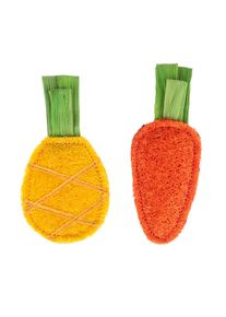 Lot de jouets TIAKI Fruits crépitants.- lot de 2 jouets