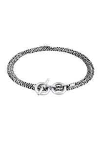 Kuzzoi, Mænd, Armbånd, Grå / Sølv, Størrelse 19