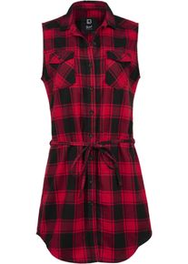 Brandit, Damer, Bluse 'Gracey', Rød / Sort, Størrelse XXXL