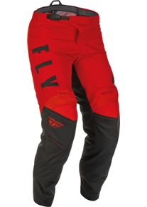 Fly Racing F-16, pantaloni tessili per bambini , colore: Rosso/Nero , dimensione: 18