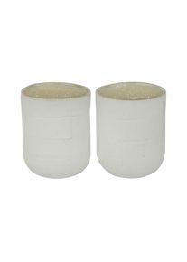 METTE DITMER - SAND GRAIN mugs 30 cl, 2-pack - Straw