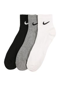 Nike Heren Sportsokken grijs gemêleerd / zwart / wit 34-38