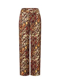 Gestuz Dames Broek 'Chella' bruin / geel 34