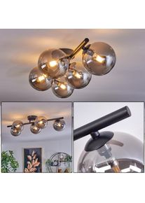 hofstein Chehalis Plafondlamp Rookkleurig, 5-lichts