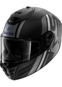 SHARK Spartan RS Carbon Shawn, integraalhelm , kleur: Mat Zwart/Zilver/Donkergrijs , maat: XS