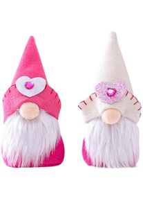 Tlily - DéCorations de PoupéE en Peluche Gnome de la Saint-Valentin, m. et Scandinave Tomte pour le de la Saint-Valentin